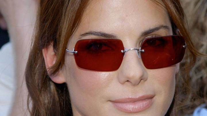 Sandra Bullock Wet Lips N Wearing Goggles Cute Face Closeup
